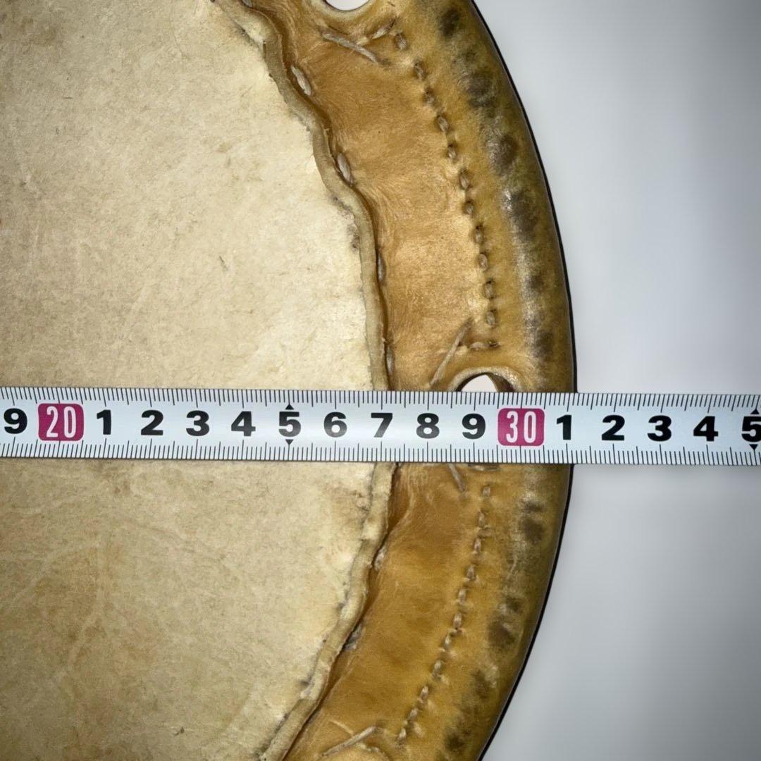 締太鼓 2丁掛け 皮 2枚セット 張替え用 牛皮 厚め 良品 即使用可