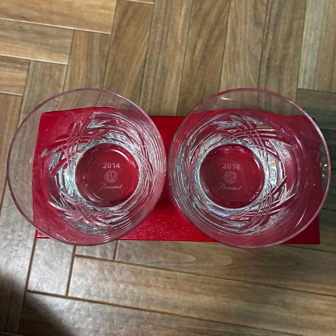 Baccarat ペアロックグラス　2014