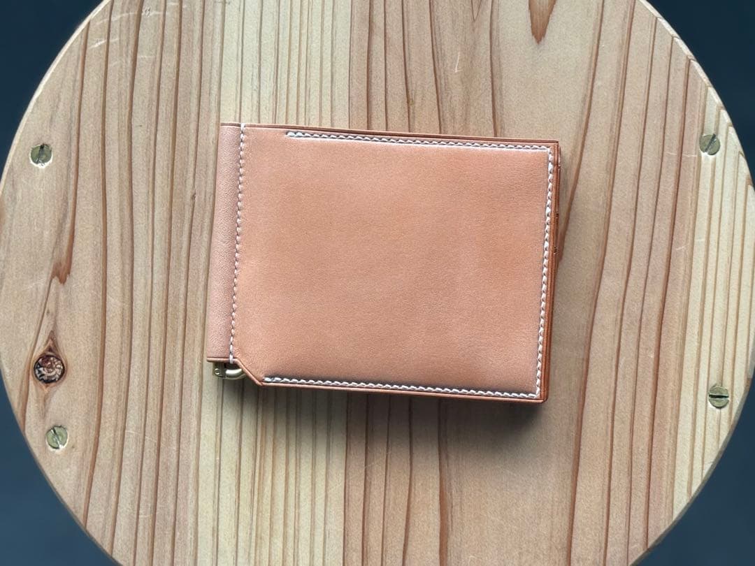 マネークリップ　栃木レザー