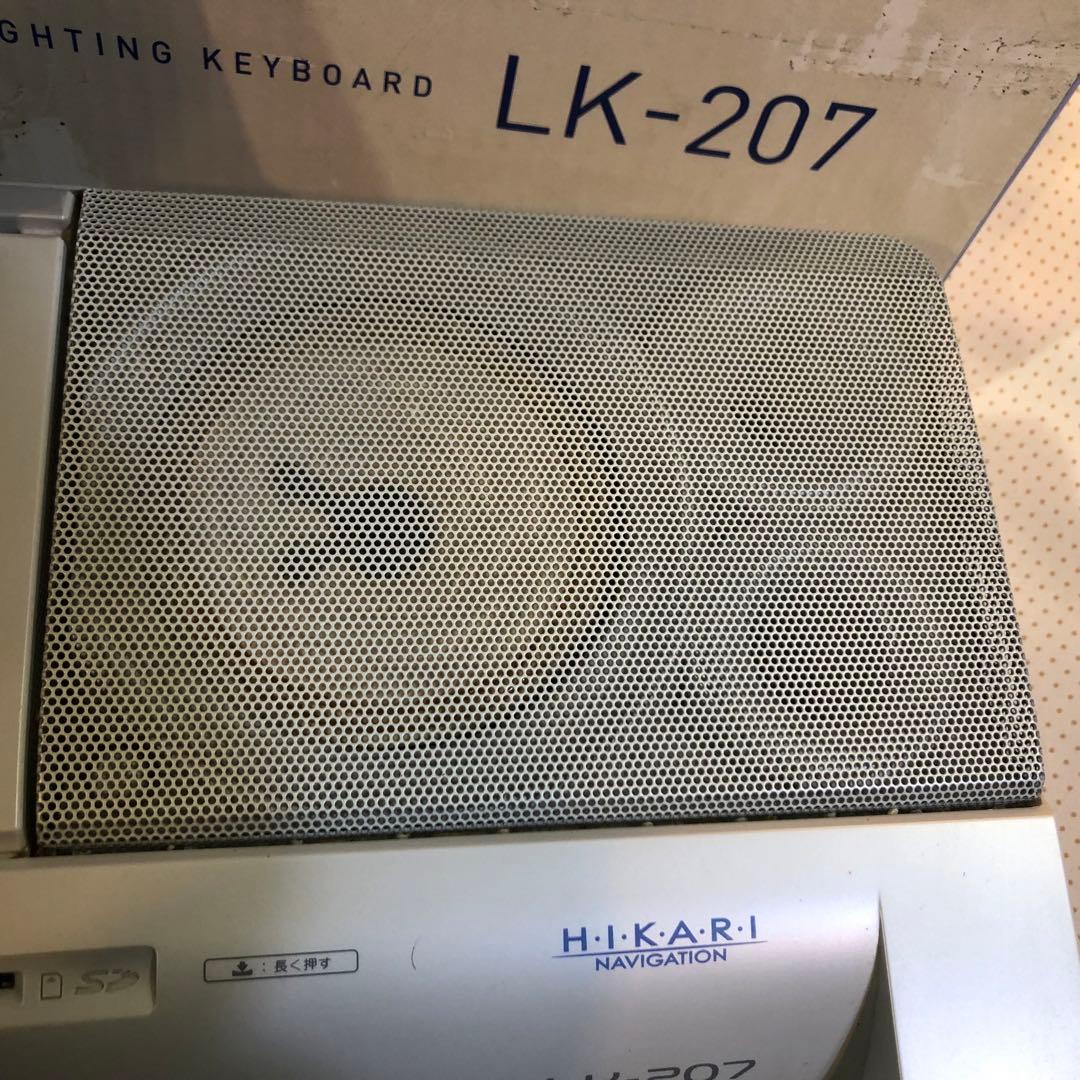 CASIO カシオ 電子 ピアノ キーボード LK-207 光ナビゲーション