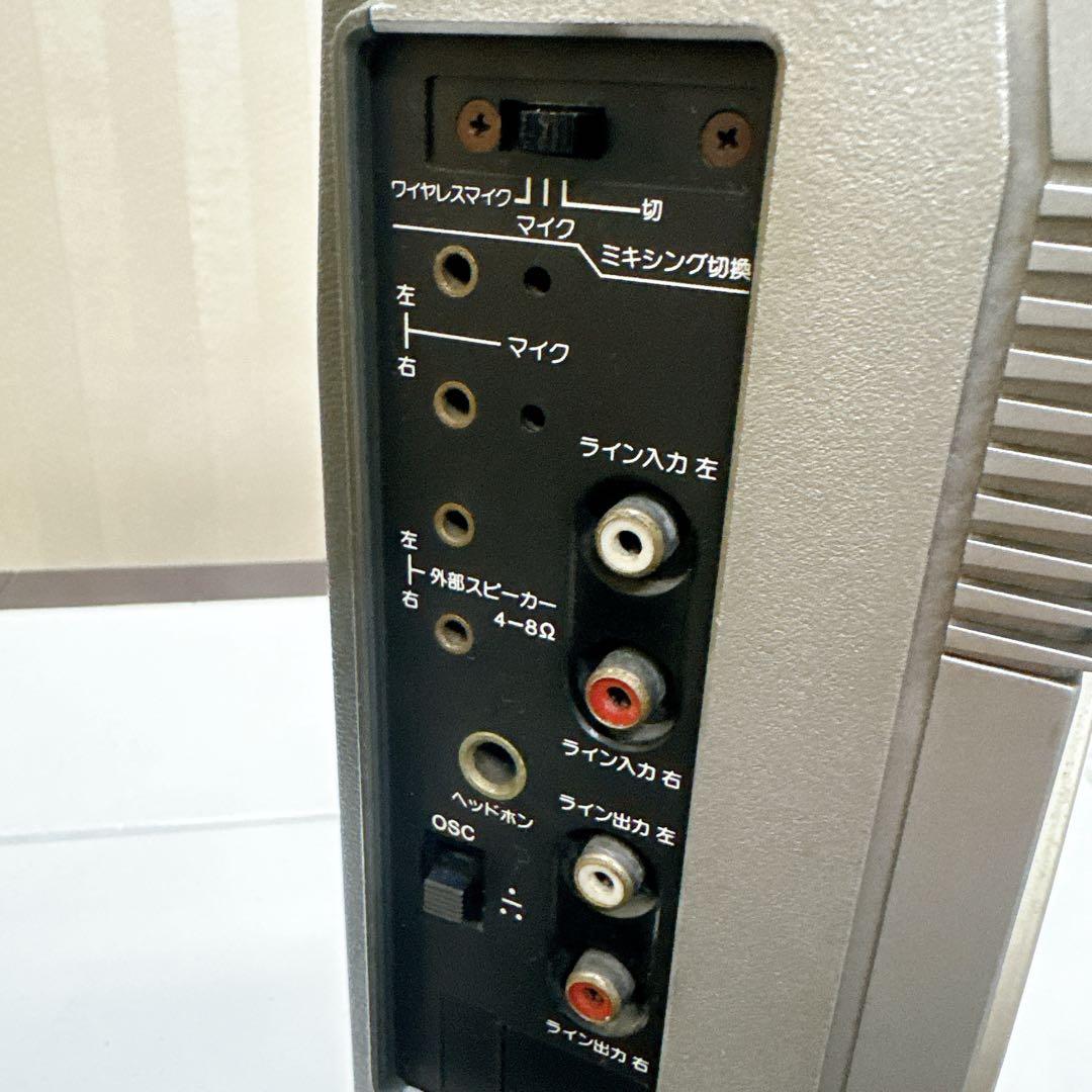 AIWA CS-50 日本製 ラジカセ シルバー FM/AM受信OK 昭和レトロ