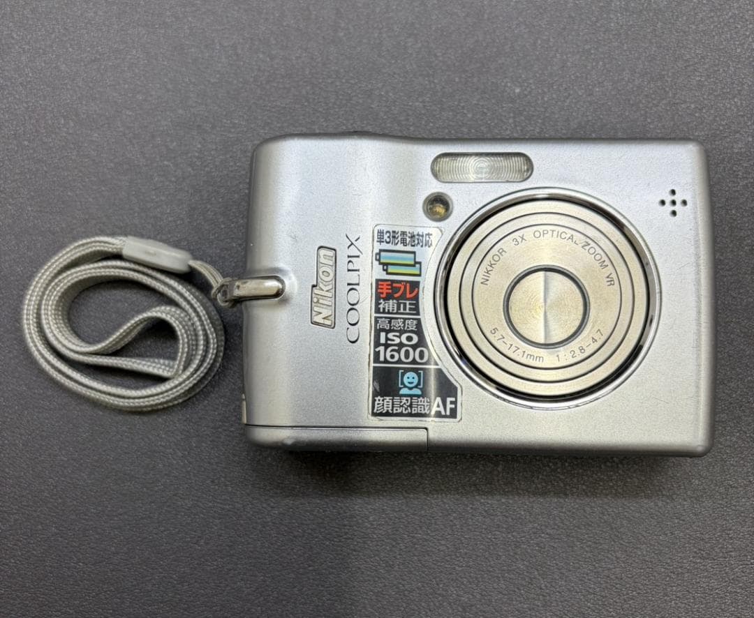 【動作OK】ニコン COOLPIX L12 箱SD付 オールドデジカメ・エモい