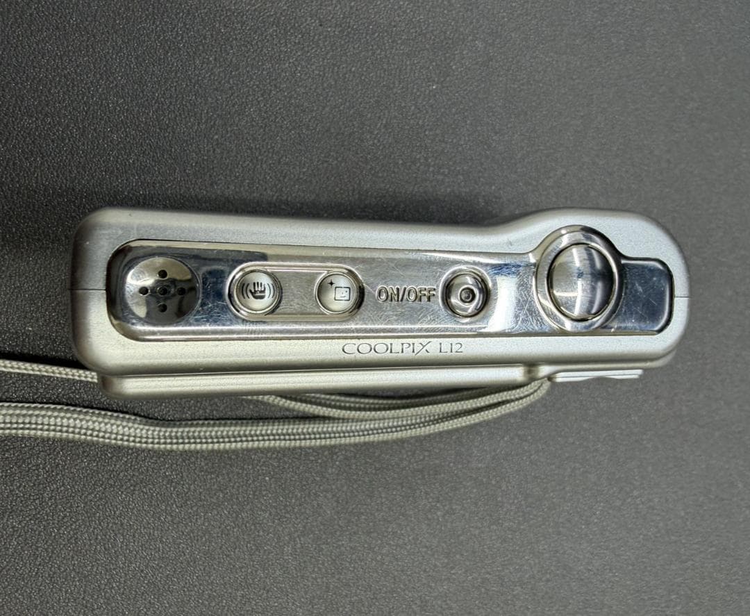 【動作OK】ニコン COOLPIX L12 箱SD付 オールドデジカメ・エモい