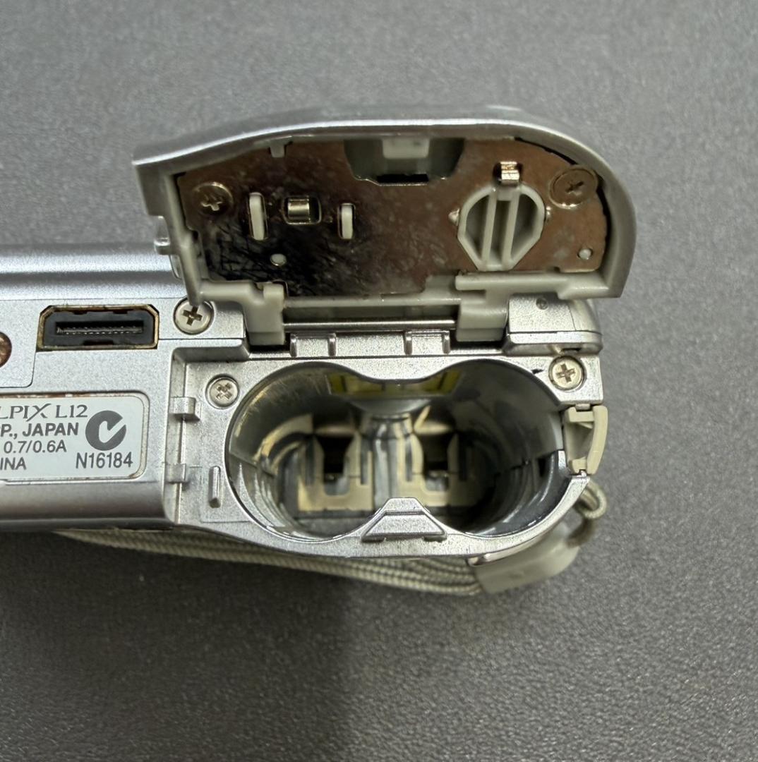 【動作OK】ニコン COOLPIX L12 箱SD付 オールドデジカメ・エモい