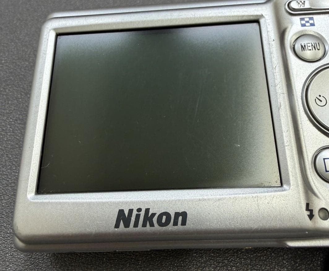 【動作OK】ニコン COOLPIX L12 箱SD付 オールドデジカメ・エモい