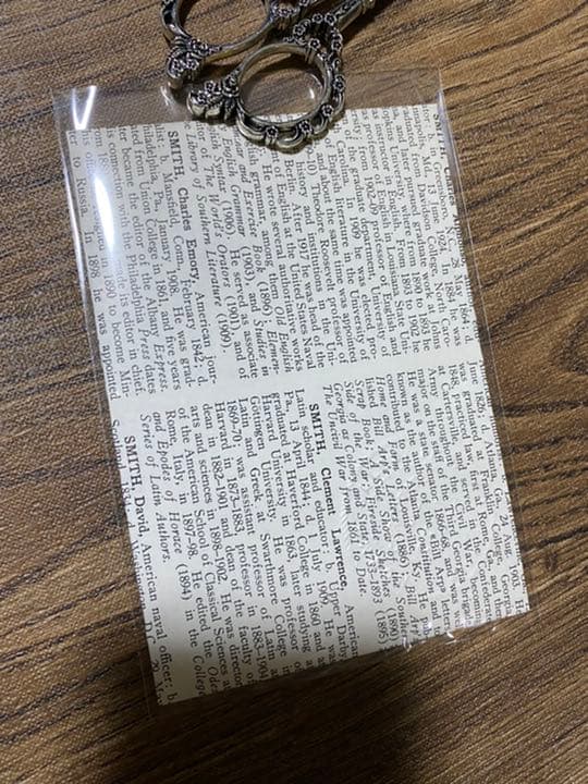 エンボッサー押し 定型郵便対応サイズ 洋書の 封筒 ＆ 平袋  英字ペーパー