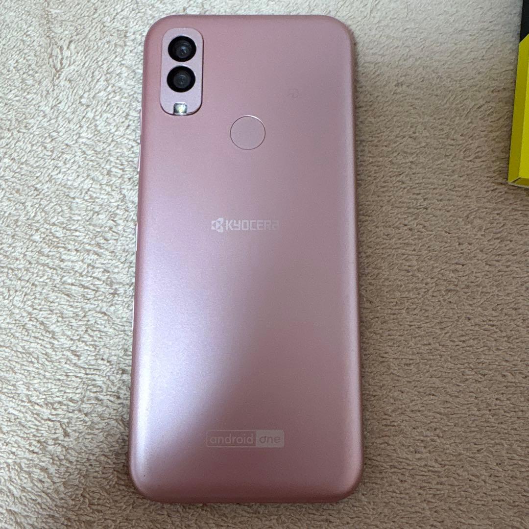 KYOCERA android one s10ピンク ガラスフィルム付き