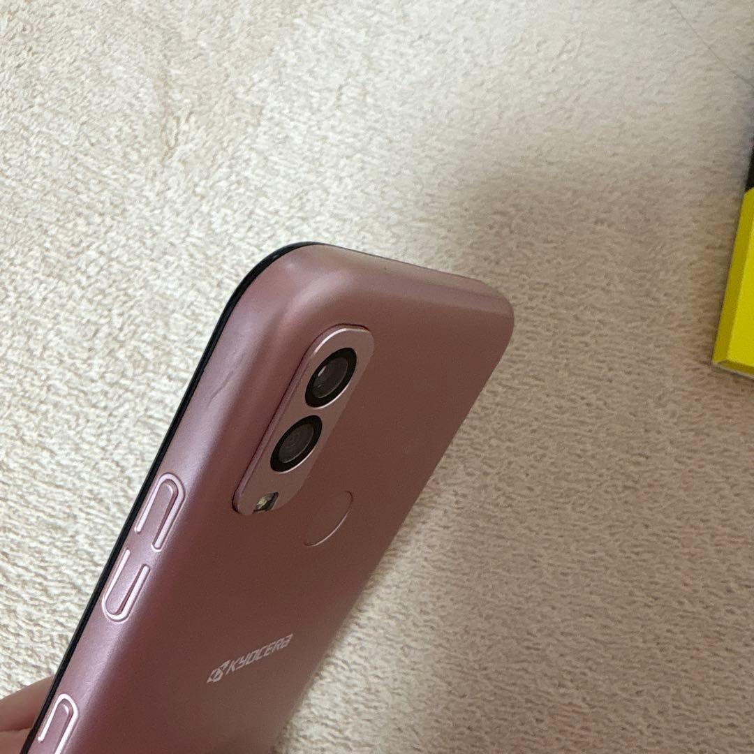 KYOCERA android one s10ピンク ガラスフィルム付き