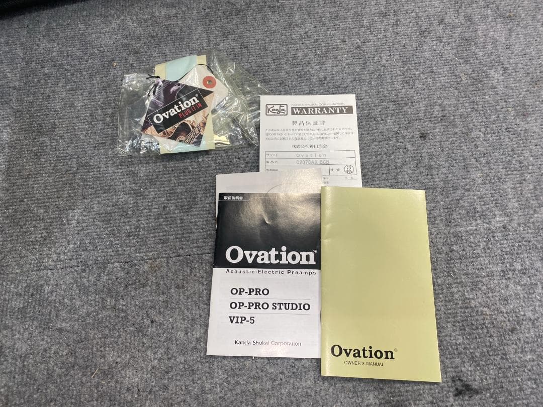 ギター OVATION CUSTOM ELITE model C2078AX KOREA