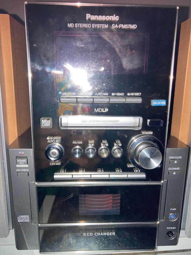 パナソニック‼️Panasonic SA-PM57MD MDステレオ