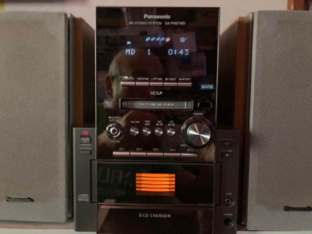 パナソニック‼️Panasonic SA-PM57MD MDステレオ