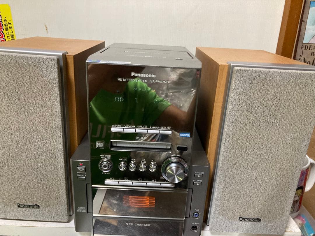 パナソニック‼️Panasonic SA-PM57MD MDステレオ