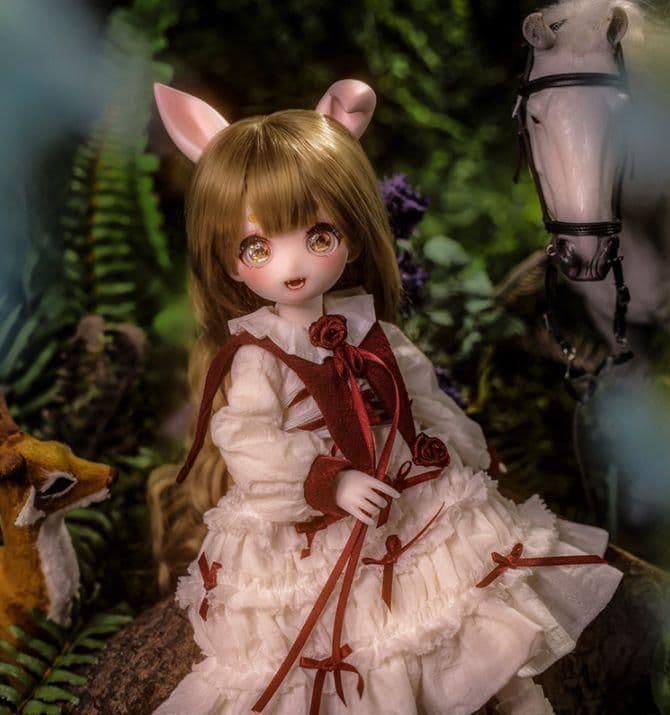 K87 BJD 1/6 ドール本体 Sakura　球体関節人形 ハンドメイド