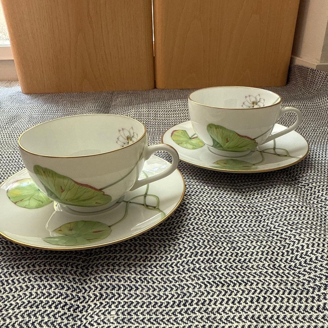 エルメス　ナイルの庭　ティポット　ティカップ2客セット