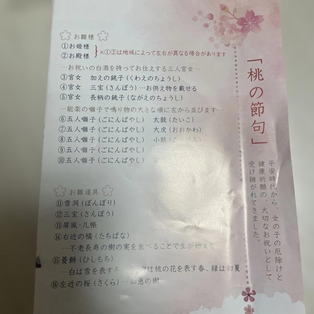 雛人形セット 吊るし飾り大　童雛　１０人揃い　お雛様　京都伝統工芸龍虎　高さ48