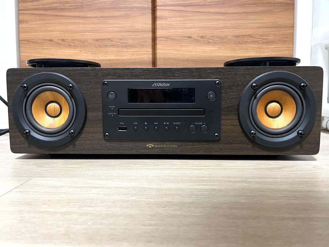 【新古未使用品】Victor WOOD CONE ミニコンポ EX-D7