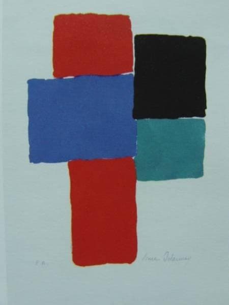 Sonia Delaunay、無題、海外版希少レゾネ、状態良好