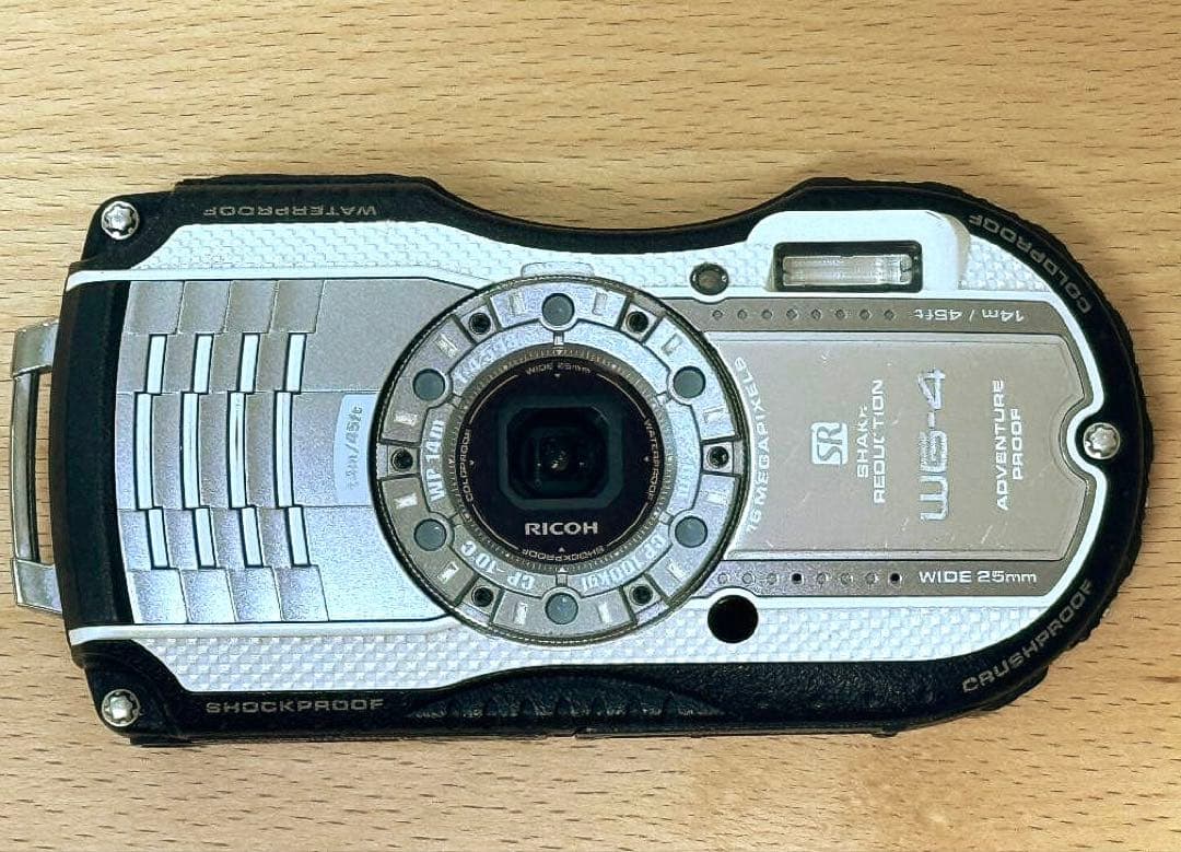 RICOH WG-4 デジタルカメラ USBケーブル、バッテリー付