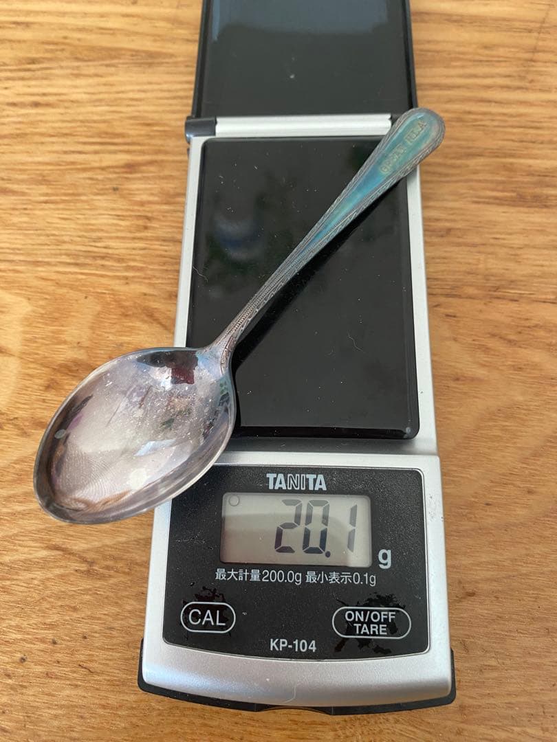 生駒製　純銀　約120g スプーン　シルバー　銀