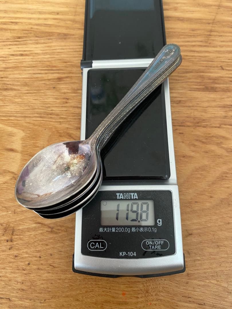 生駒製　純銀　約120g スプーン　シルバー　銀