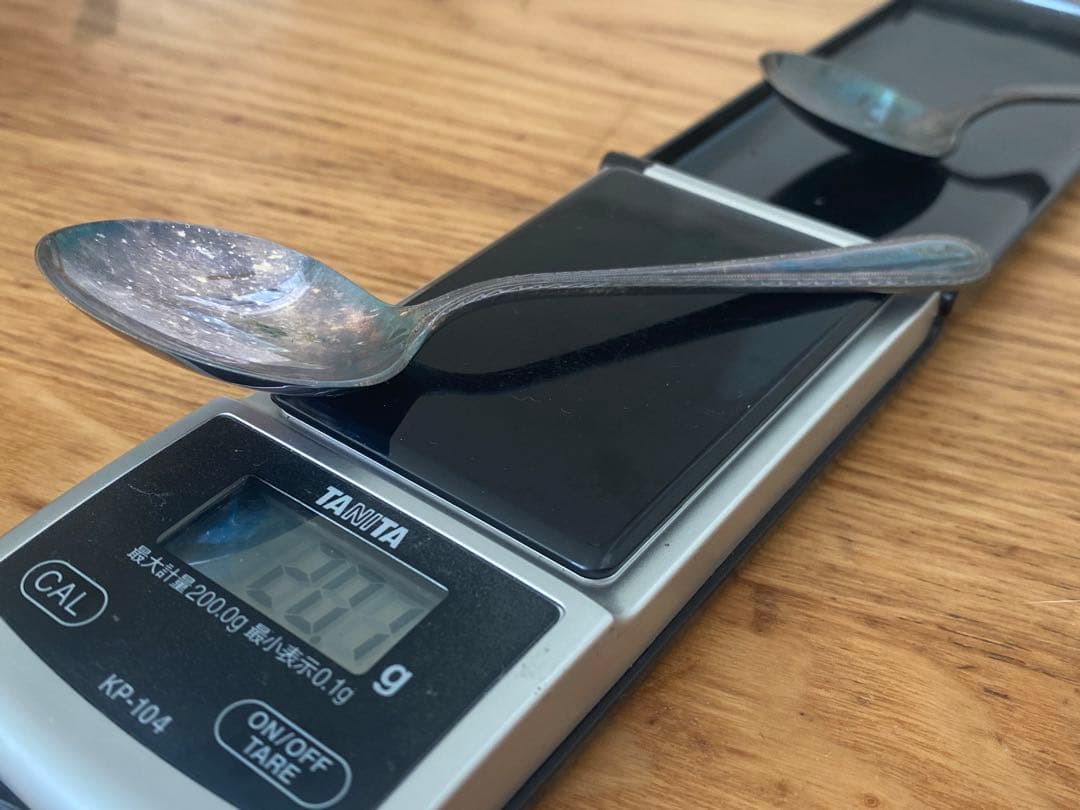 生駒製　純銀　約120g スプーン　シルバー　銀