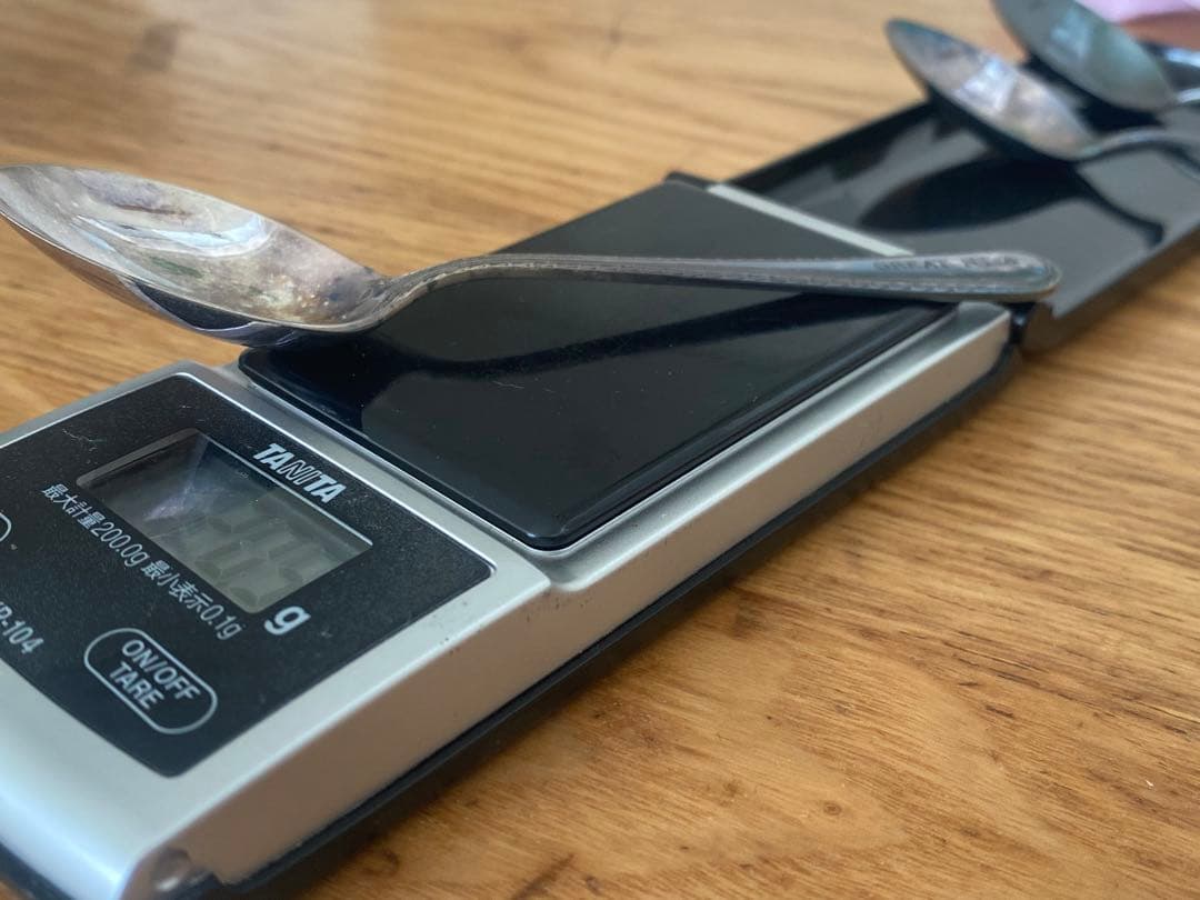生駒製　純銀　約120g スプーン　シルバー　銀