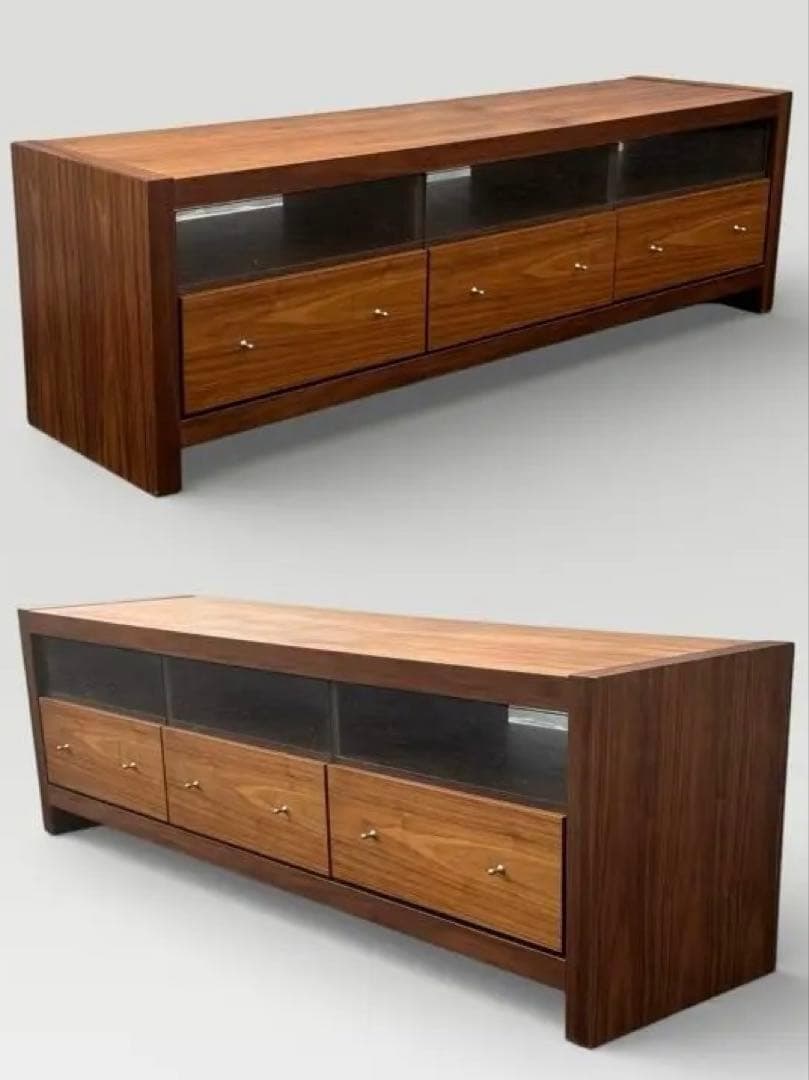 大川家具 広松木工 ベロイデア テレビ台 TVボード ウォールナット 北欧
