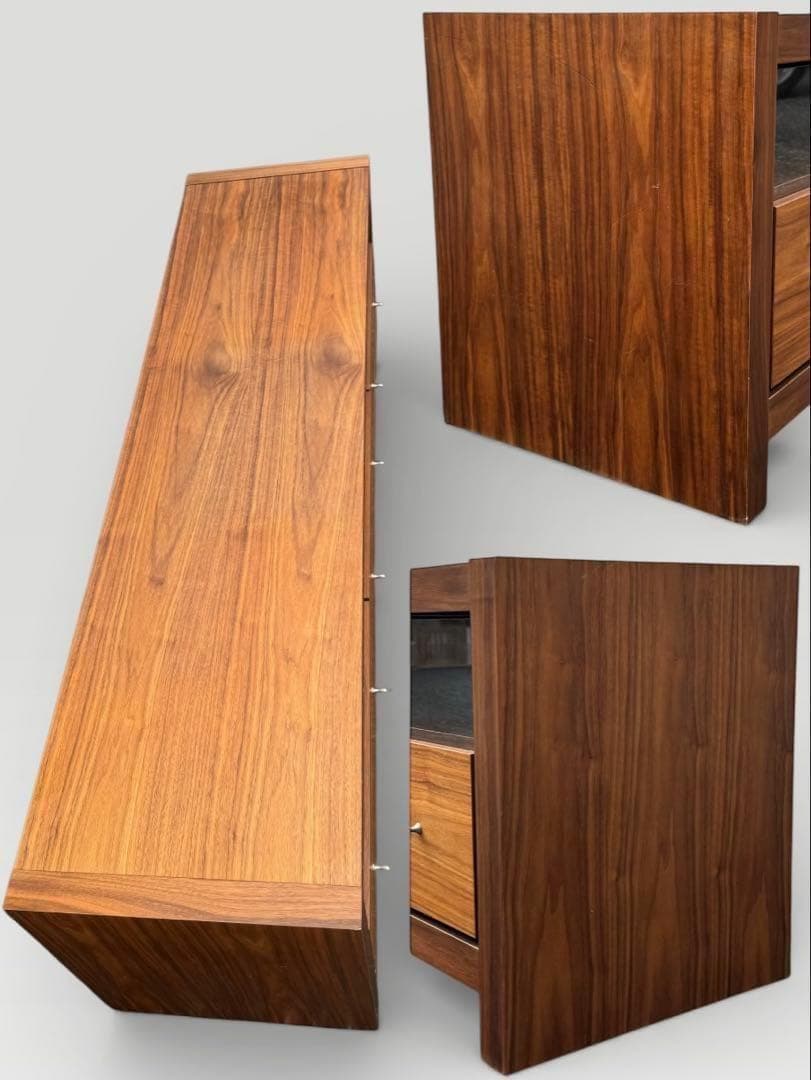 大川家具 広松木工 ベロイデア テレビ台 TVボード ウォールナット 北欧