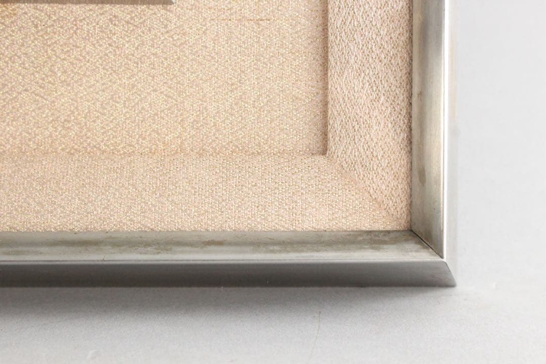 No4943 額装　山本龍洞　遊金魚図　絹本着色　真作　日本画　古美術　送料無料