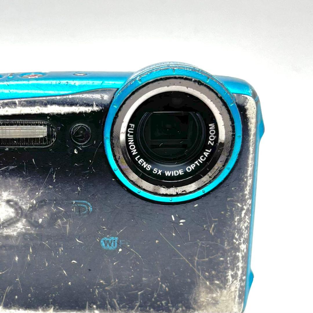 FUJIFILM Finepix XP130 ブルー 新品バッテリー付 防水