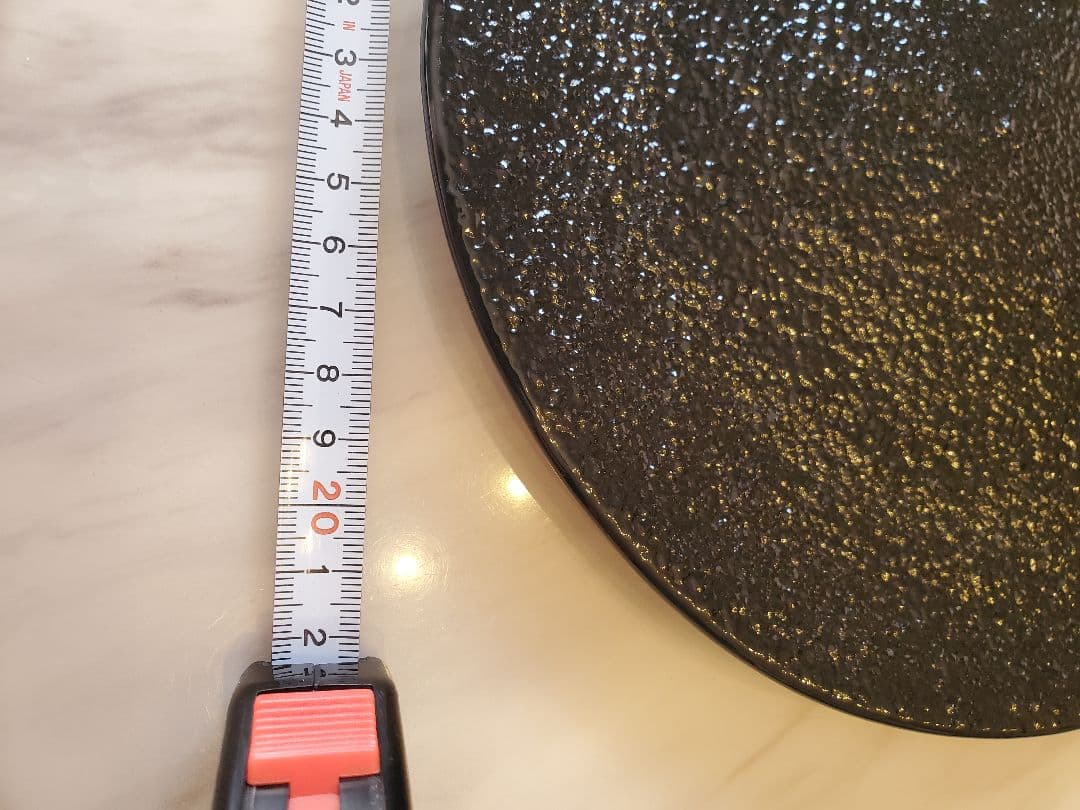 sghrスガハラガラス黒お皿2枚セット