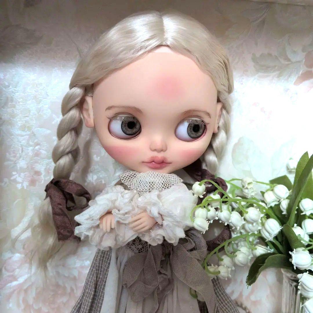 s*9様 値下げ中]ブライスドールカスタム&海外作家様アウトフィットセット モヘ