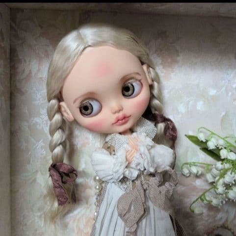 s*9様 値下げ中]ブライスドールカスタム&海外作家様アウトフィットセット モヘ