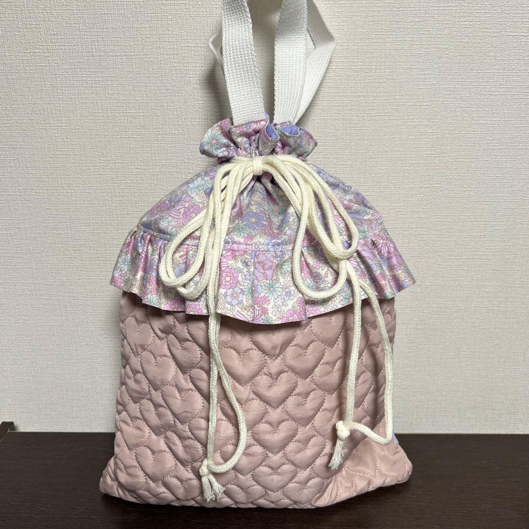 ハンドメイド オーダー 入園入学グッズ ランチョンマット 巾着 給食袋等 女の子