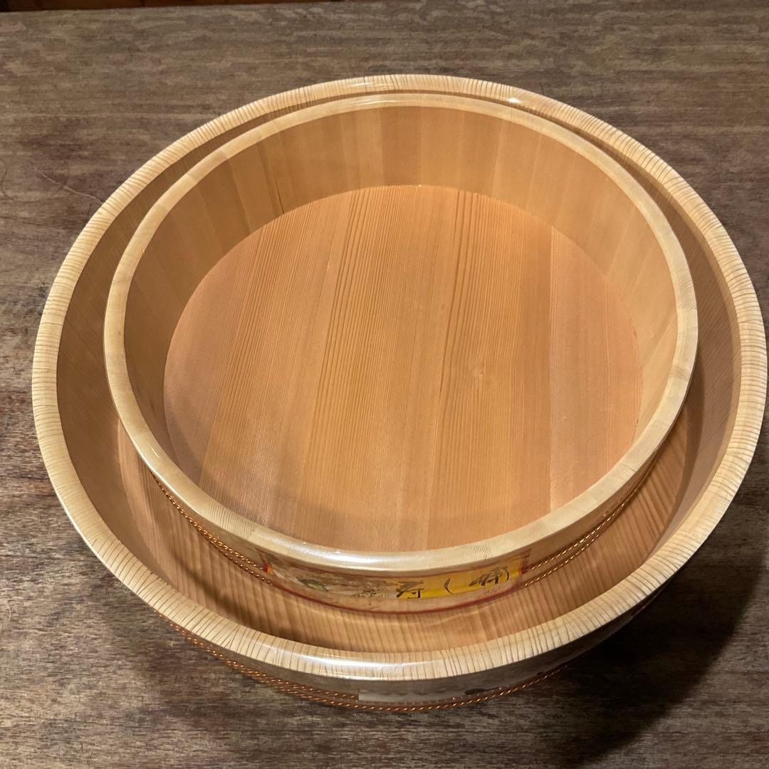 大きい 寿司桶 新品未使用 4L 2升 2L 1升 イベント 正月 年末年始