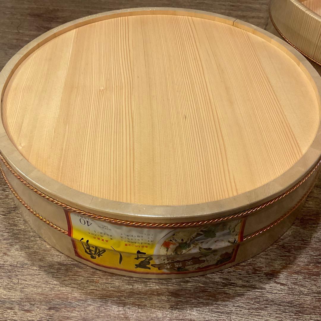 大きい 寿司桶 新品未使用 4L 2升 2L 1升 イベント 正月 年末年始