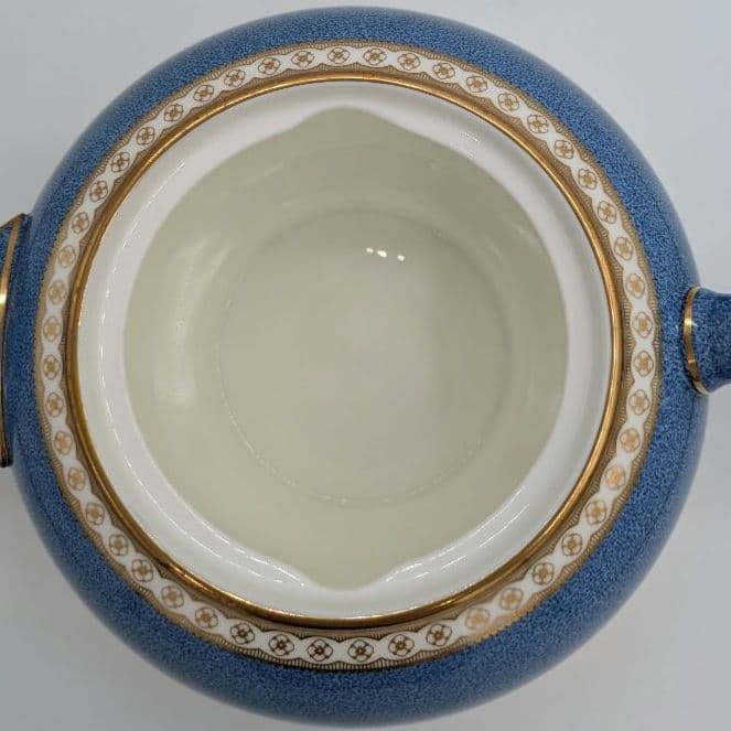 特★ウェッジウッド　ユーランダーブルー　ティーポット＆シュガーポット＆クリーマー