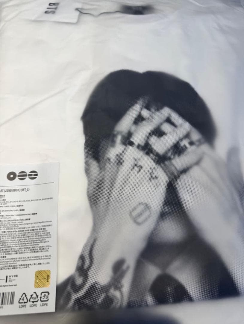 BTS ARIRANG Tシャツ グク Lサイズ POPUP 公式 新品