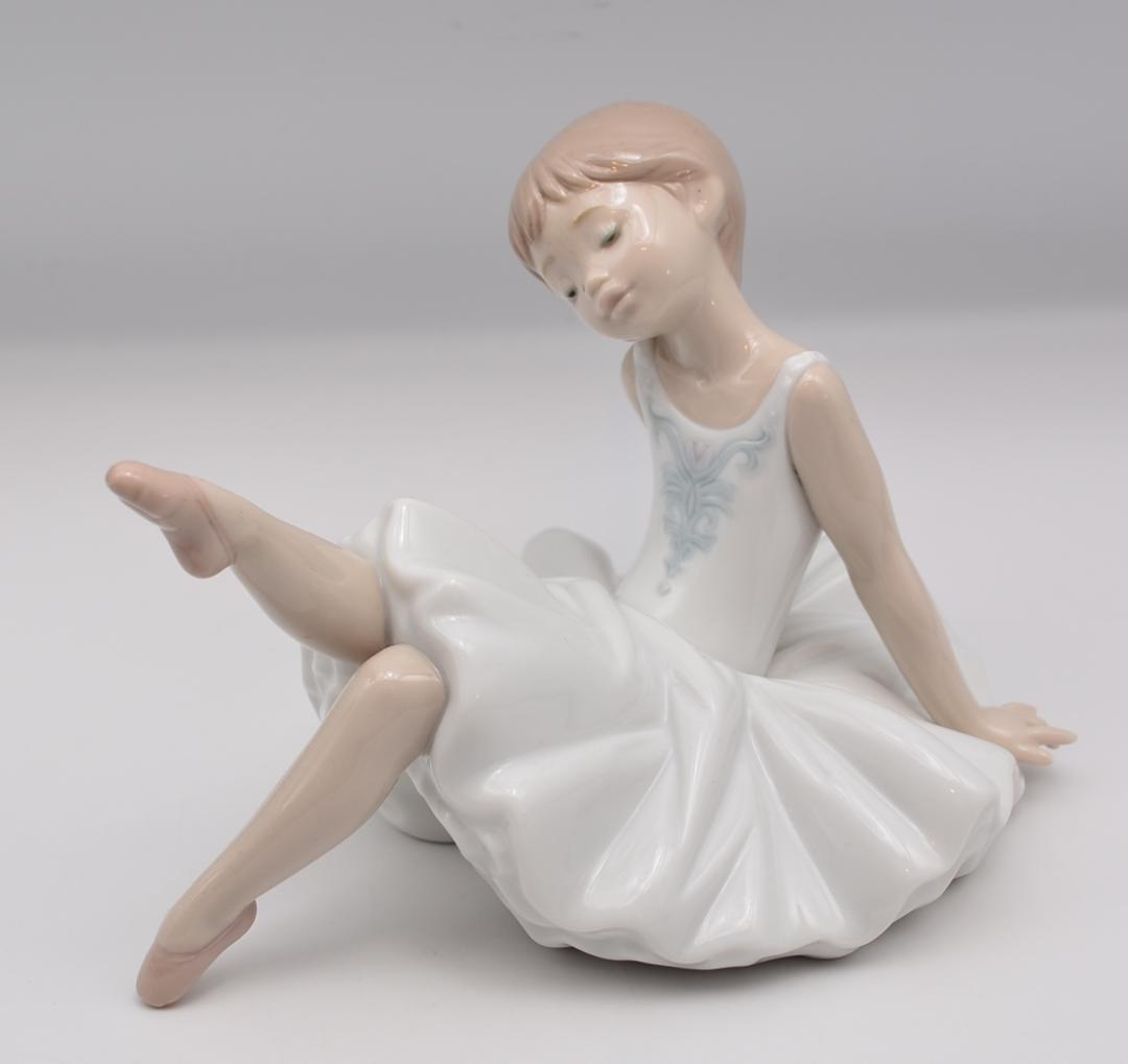 リヤドロ　バレリーナ　2体セット　スペイン　ポーセリン　ヴィンテージ　欠けあり