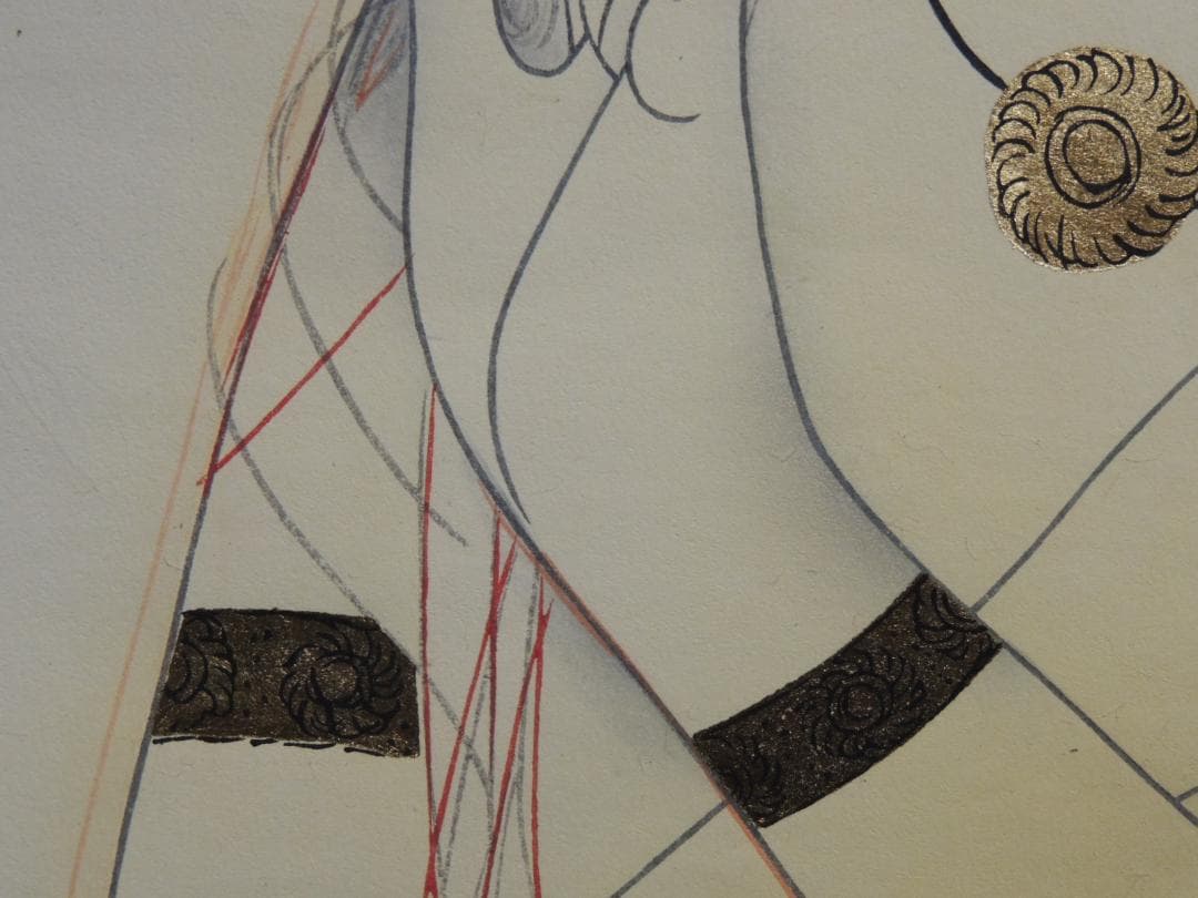 【模写】リトグラフ？「聖女観音」堂本印象