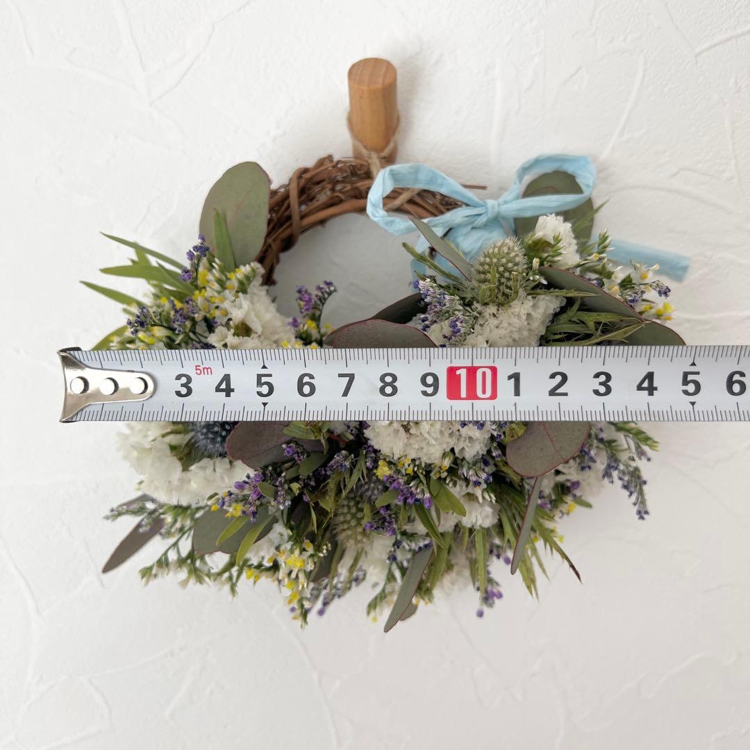 ナチュラルな春待ちハーフリース* * ラッピング無料 ボタニカル 春 プレゼント