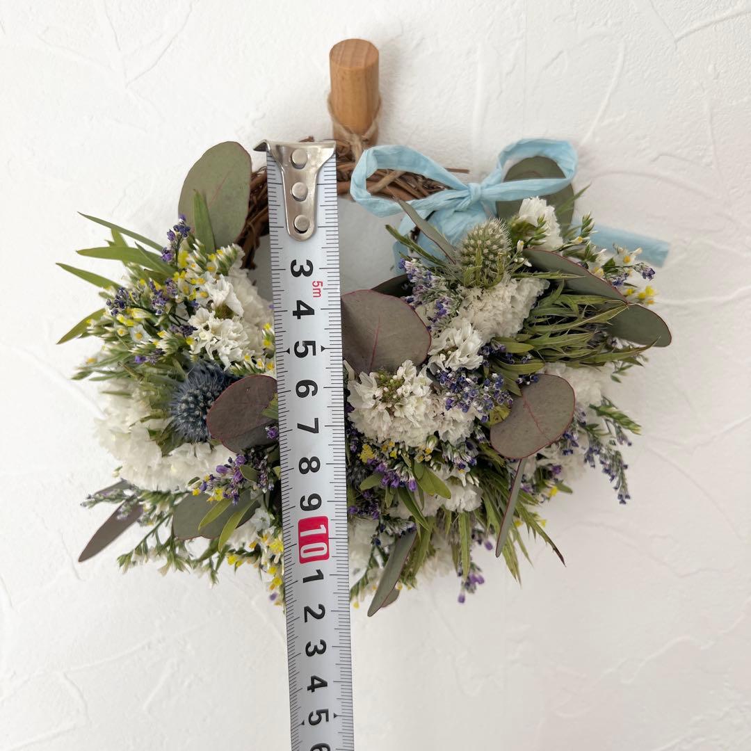 ナチュラルな春待ちハーフリース* * ラッピング無料 ボタニカル 春 プレゼント