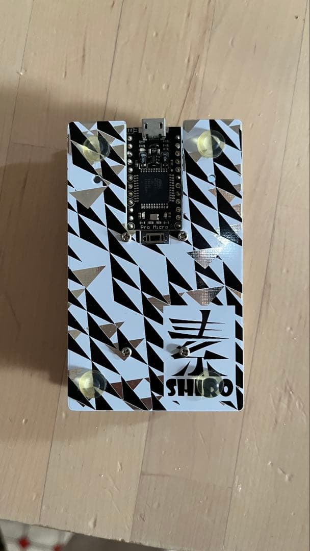 SHIRO テンキー 自作キーボード　マクロ実装可能