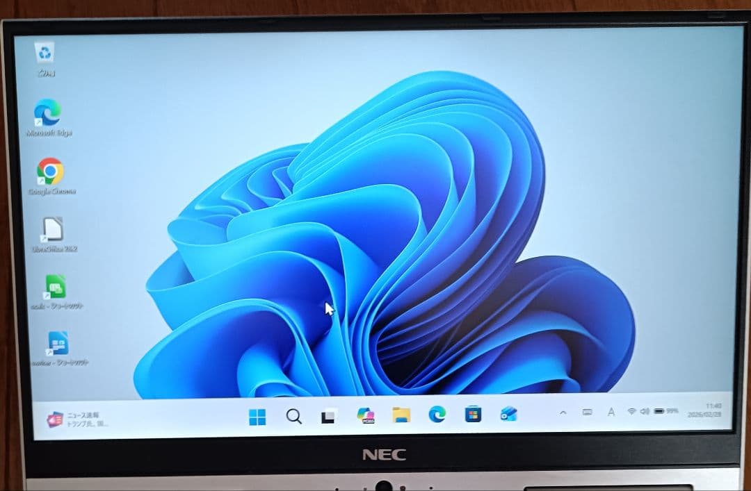 軽量PC NEC VersaPro PC-VK23TGVGU Win11