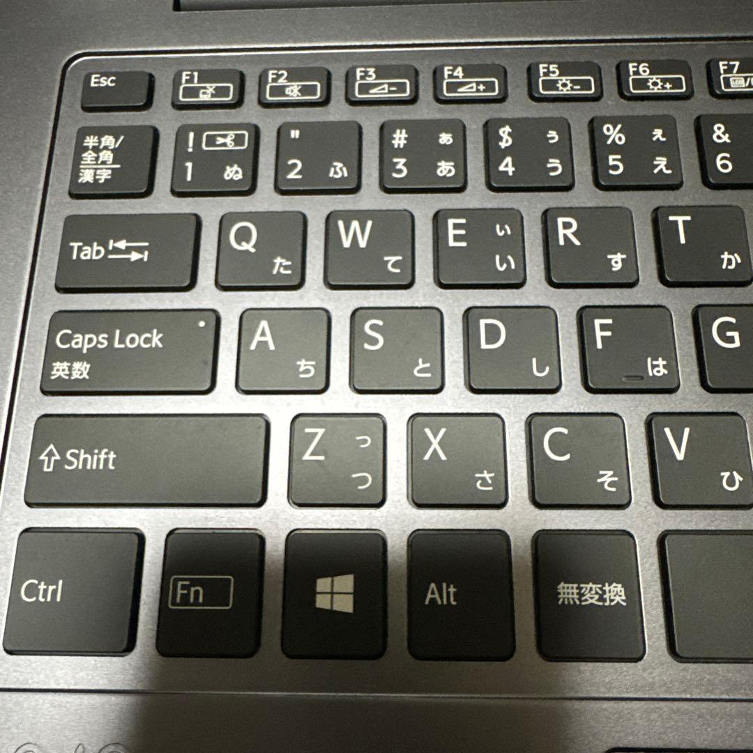 VAIO ノートPC グレー型番vjz131a11n 日本製　部品取り