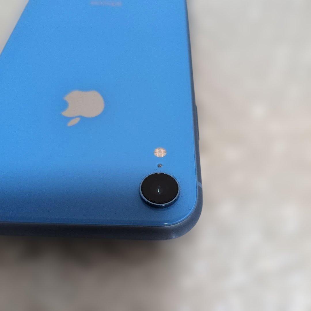 【美品】 iPhone XR ブルー SIMフリー 箱付き