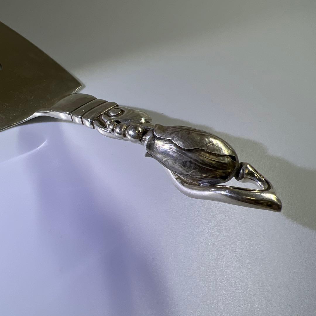 ジョージジェンセン　激レア　ブロッサムsterling925Fish Slice