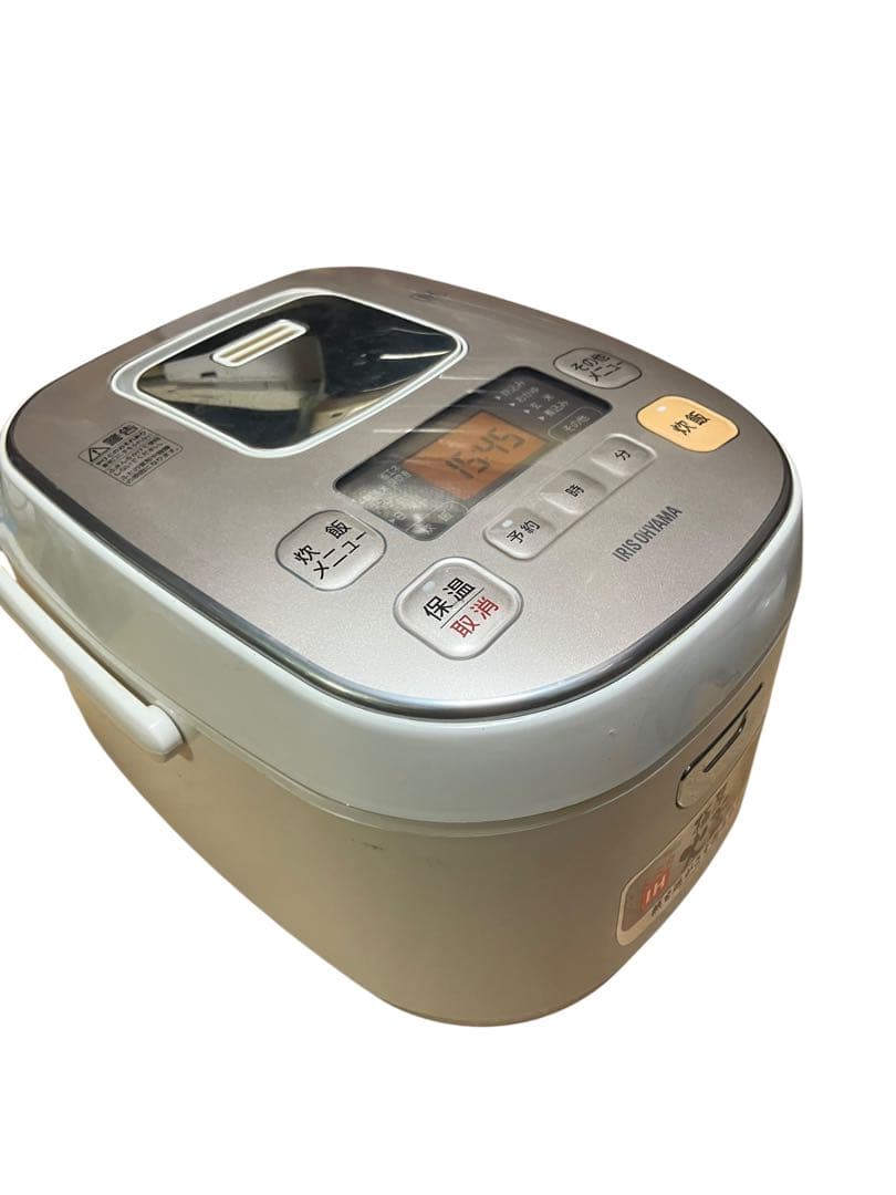 アイリス　IH炊飯器　KERC-IB50-W 17年製　五合炊き　保証付き
