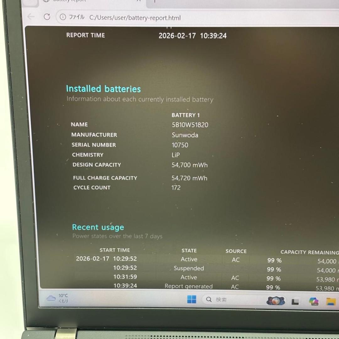 Windowsノート本体 ThinkPad X13 Gen2a AMD Ryzen5 PRO5650U 4