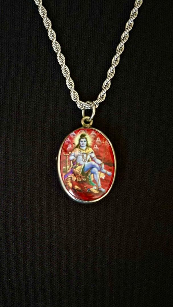 【完売品／現品限り】　藤井風さん　オームペンダント シヴァ神〈レッド〉